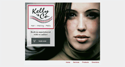 Desktop Screenshot of kellyandcohairsalon.com